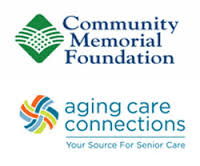 Community Memorial Foundation Logo and Aging Care Connections Logo