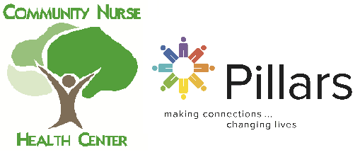 Community Nurse Logo and Pillars Logo side by side