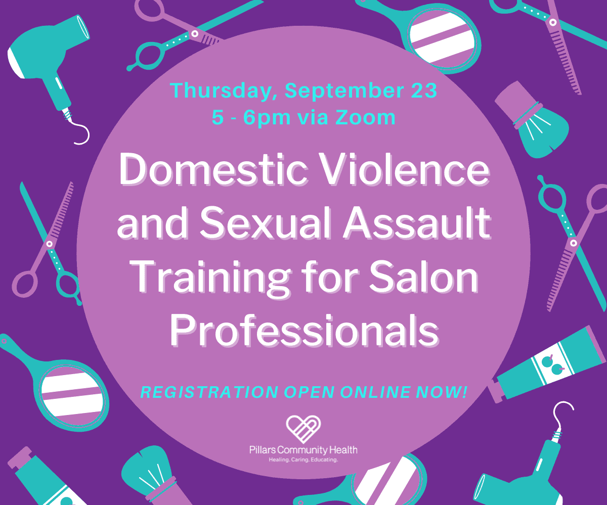 Domestic and Sexual Violence Training for Salon Professionals Pillars