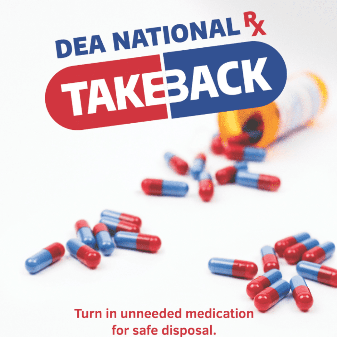 DEA Prescription Drug Takeback Day Pillars Community Health
